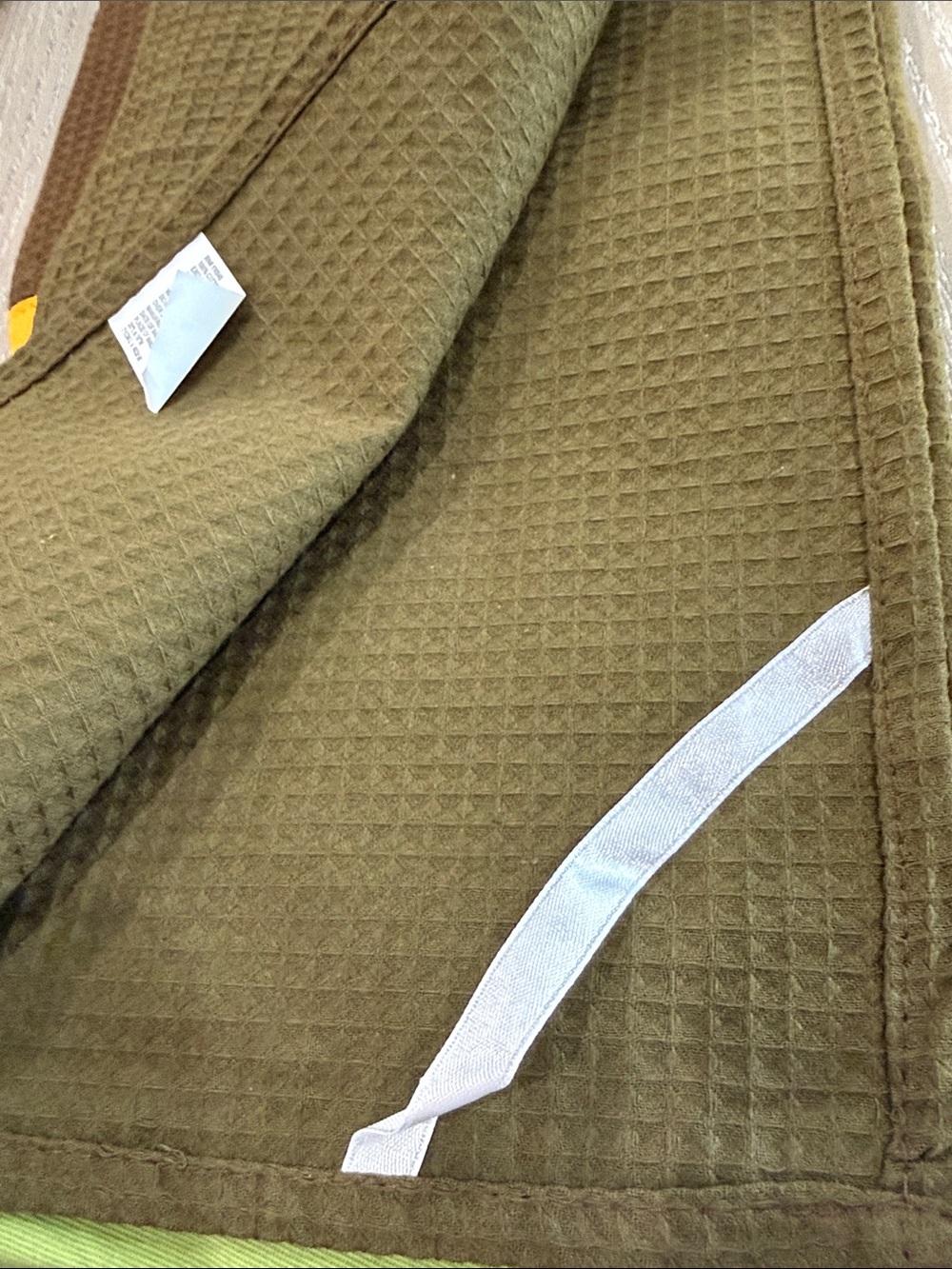 Embroidered Harvest & Blessing Kitchen Towels -Set of 2,Olive and Brown NWOT - Picture 7 of 7